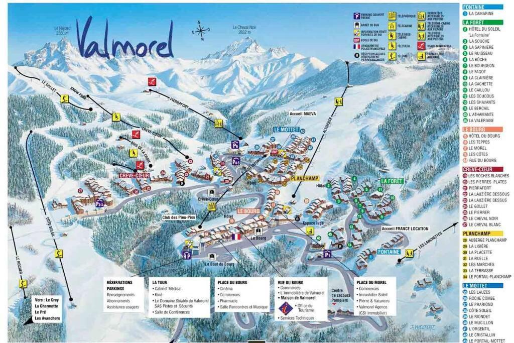 Residence Le Faegot A Valmorel- Studio 4 Personnes ภายนอก รูปภาพ