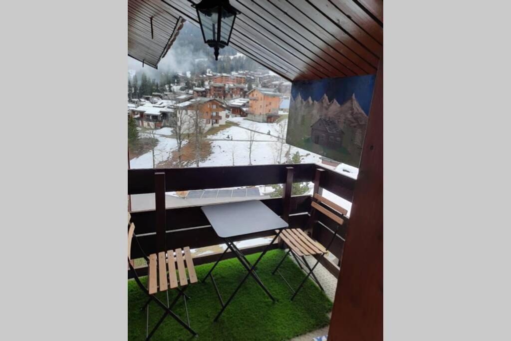 Residence Le Faegot A Valmorel- Studio 4 Personnes ภายนอก รูปภาพ